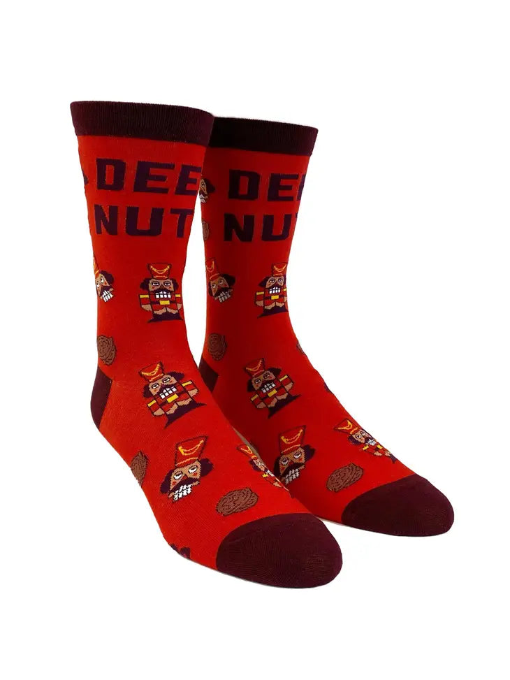 Mens Deez Nuts Socks Christmas Gift Fun Offensive Joke Gif